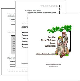 Let the Little Children Come Workbook