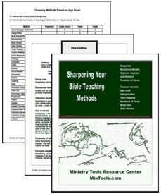 Sharpening Your Bible Teaching Methods Resource