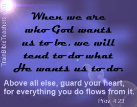 Christ-like Character Leads to Doing What We Should Do