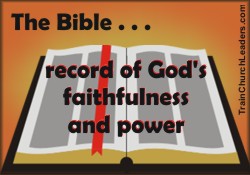 Teaching About the Bible Needs to be About God