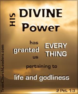 Divine Power for Issues Bible Teachers Have