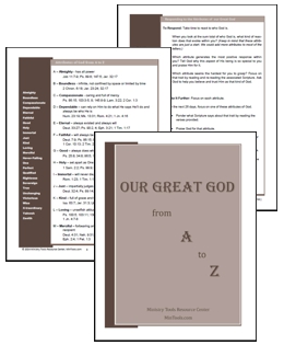 Character of Our Great God