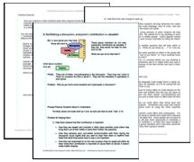 Remember Group Dynamics when Facilitating Discussions
