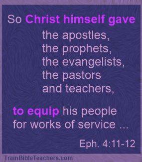 Teachers Have a God-Given Role to Equip